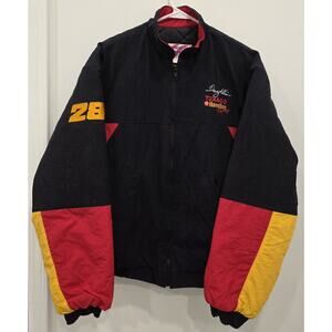 Vintage Davey Allison Texaco Havoline Racing Puffer Jacket L